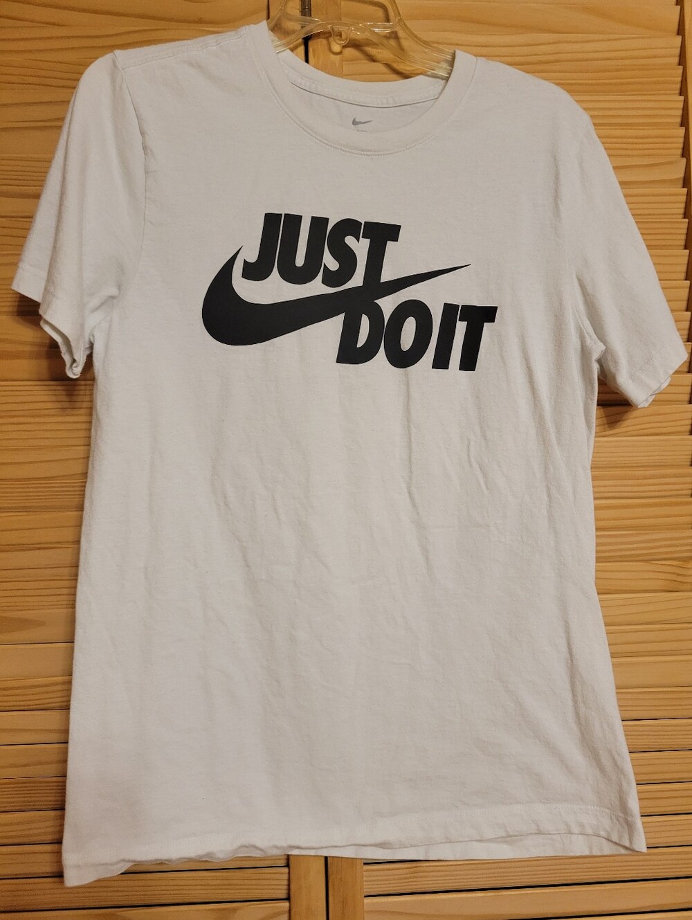 Nike T-Shirt short sleeve size small  white with black logo